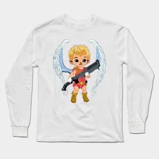 Valentine day , Cupid on dr*gs! Long Sleeve T-Shirt